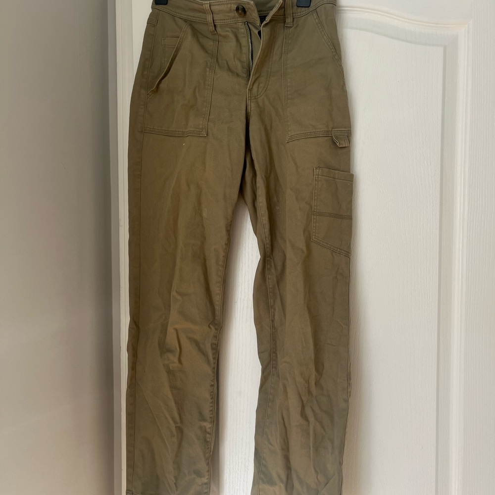 H&M Women's Green Cargo Jeans